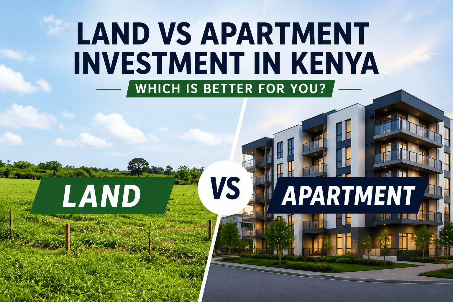 Land vs Apartments in Kenya: Which Is the Better Investment?