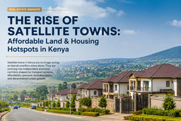 The Rise of Satellite Towns: Affordable Land & Housing Hotspots in Kenya