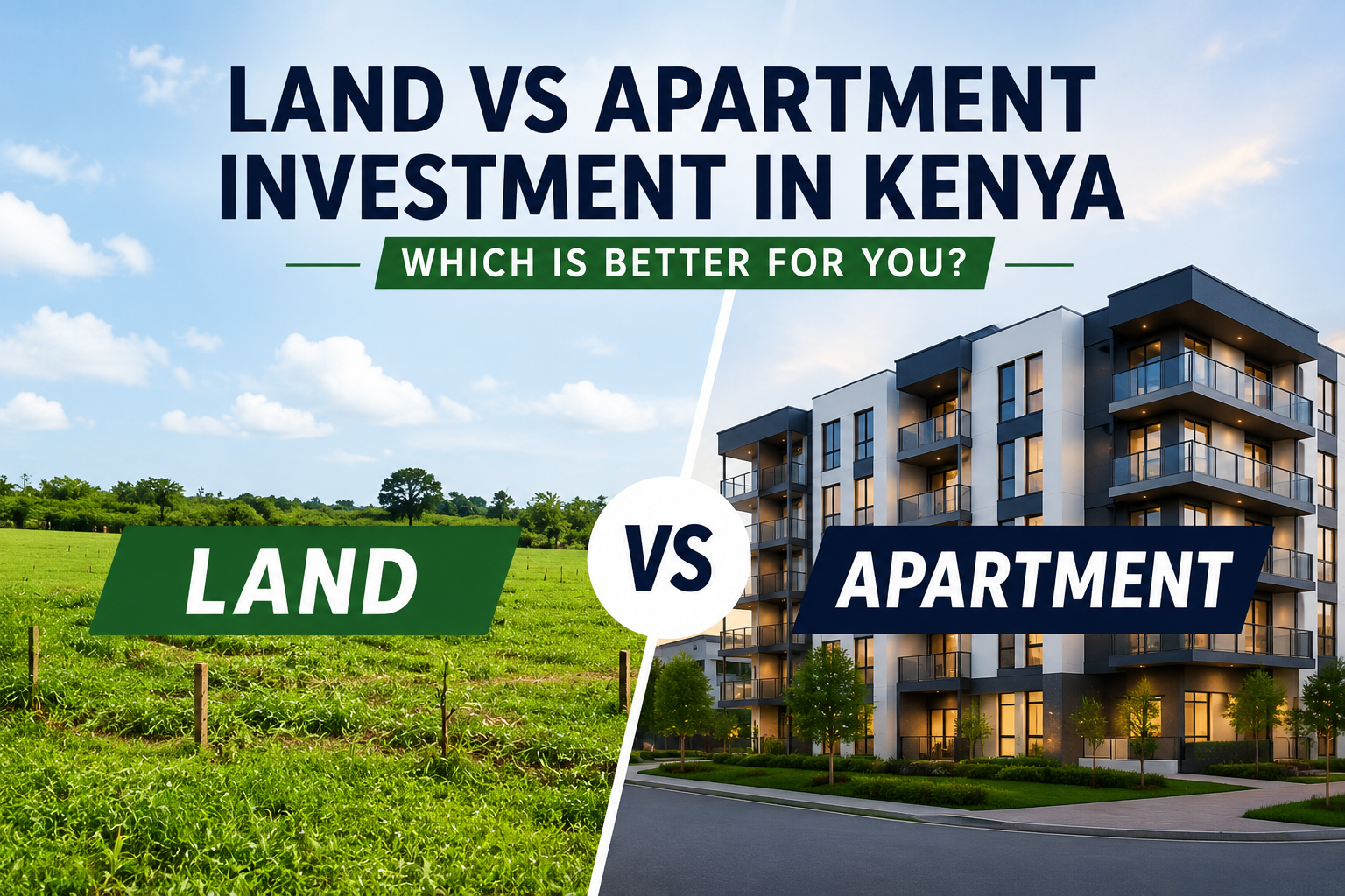 Land vs Apartments in Kenya: Which Is the Better Investment?