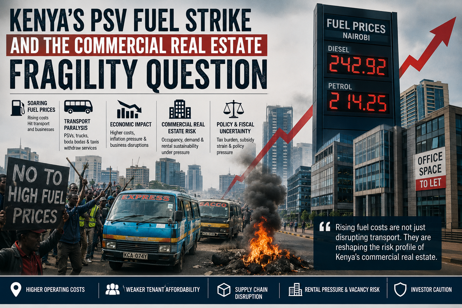 Kenya’s PSV Fuel Strike and the Commercial Real Estate Fragility Question